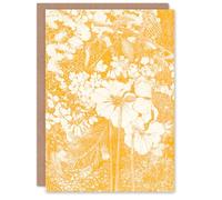 Artery8 Theo van Hoytema Art Card Spring Flowers Orange Floral