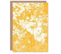 Artery8 Theo van Hoytema Art Card Spring Flowers Orange Floral
