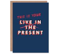 Artery8 This Is Your Present Correction Funny Cheeky For Him Birthday Card