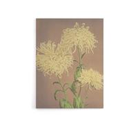 Artery8 Three Yellow Chrysanthemums Canvas Wall Art Print Ogawa Kazumasa | Size: W12" x H16" Artery8 Yellow W12" x H16"