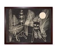 Artery8 Tinus Van Doorn Kitten Cat Jeroen On Yacht Art Print Framed Poster Wall Decor 12x16 inch