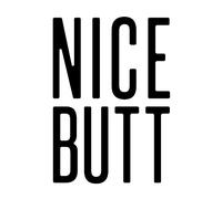 Artery8 Toilet Wall Art Nice Butt Funny Bathroom Sign Decor Large Wall Art Poster Print Thick Paper 18X24 Inch