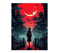 Artery8 Tokyo Midnight Cyberpunk Conceptual Cityscape Large Wall Art Poster Print Thick Paper 18X24 Inch