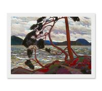 Tom Thomson The West Wind Algonquin Park Painting Artwork Framed Wall Art Print A4 Artery8 White One Size