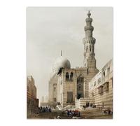 Artery8 Tombs of the Khalifs at Cairo Large Wall Art Poster Print 18X24 Artwork By D. Roberts : Historic City Monument Print Perfect For Hallway Or Lounge Bringing Architecture Culture And Warm Tones
