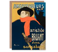 Artery8 Toulouse Lautrec Art Card Ambassadeurs Aristide Bruant