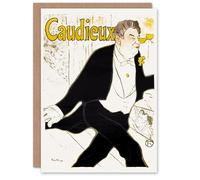 Artery8 Toulouse Lautrec Art Card Caudieux Artist Portrait