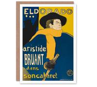 Artery8 Toulouse Lautrec Art Card El Dorado Aristide Bruant