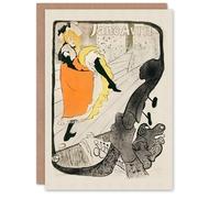 Artery8 Toulouse Lautrec Art Card Jane Avril Can Can Dancer