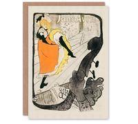 Artery8 Toulouse Lautrec Art Card Jane Avril Can Can Dancer