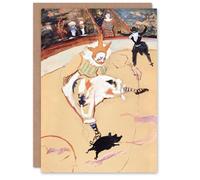 Artery8 Toulouse Lautrec Art Card Medrano Circus With a Piglet