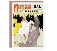 Artery8 Toulouse Lautrec Art Card Moulin Rouge La Goulue