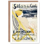 Artery8 Toulouse Lautrec Art Card Salon des Cent Exhibition Advert
