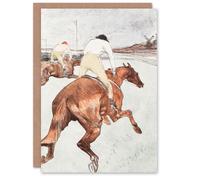 Artery8 Toulouse Lautrec Art Card The Jockey Horse Racing