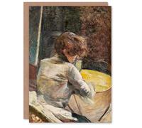 Artery8 Toulouse Lautrec Art Card Waiting at the Studio