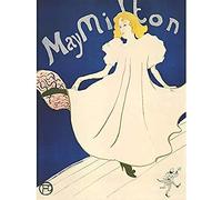 Artery8 Toulouse-Lautrec Ballet Dancer May Milton Painting Art Print Canvas Premium Wall Decor Poster Mural