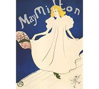 Artery8 Toulouse-Lautrec Ballet Dancer May Milton Painting Premium Wall Art Canvas Print 18X24 Inch