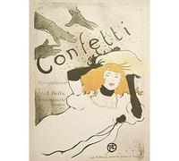 Artery8 Toulouse-Lautrec Bella Confetti Advert Large Wall Art Poster Print Thick Paper 18X24 Inch