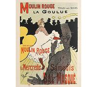 Artery8 Toulouse-Lautrec Dancer La Goulue Moulin Rouge Advert Unframed Wall Art Print Poster Home Decor Premium
