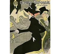 Artery8 Toulouse_Lautrec Divan Japonais Cafe Avril Guilbert Advert Art Print Canvas Premium Wall Decor Poster Mural
