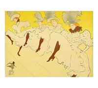 Artery8 Toulouse-Lautrec Mademoiselle Eglantine's Troupe Advert Large Wall Art Poster Print Thick Paper 18X24 Inch