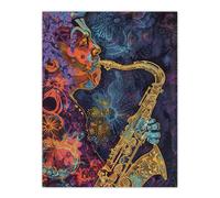 Artery8 Transcendent Saxophone Music Trippy Concept Art Living Room Extra Large XL Wall Art Poster Print
