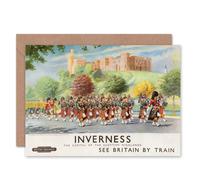 Artery8 Travel Inverness British Railways Scotland Scottish Card Artery8 Multicolor