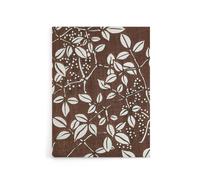 Artery8 Tree Branch & Leaf Pattern Canvas Wall Art Print Bijutsukai in Brown | Size: W18" x H24" Artery8 Brown W18" x H24"