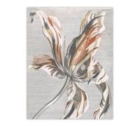 Artery8 Tulip Flower Bloom Floral Painting Teyler Wall Art Poster Print in White | Size: W12" x H16" Artery8 White W12" x H16"