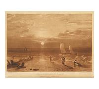 Artery8 Turner Mildmay Sea Piece Annis Easling Engraving Extra Large XL Wall Art Poster Print
