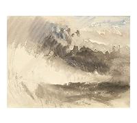 Artery8 Turner Sky And Sea Painting Unframed Wall Art Print Poster Home Decor Premium