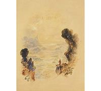 Artery8 Turner Temptation Of Christ On The Mountain 1834 Painting Premium Wall Art Canvas Print 18X24 Inch