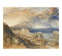 Artery8 Turner Wolfs Hope Eyemouth 1835 Painting Unframed Wall Art Print Poster Home Decor Premium