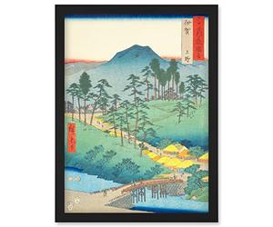 Artery8 Ueno Iga Province Utagawa Hiroshige Japanese Woodblock Artwork Framed Wall Art Print A4