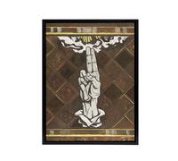 Artery8 Ulcerated Hand Painting Richard Roland Holst Framed Canvas Wall Art in Brown | Size: W24" x H32" Artery8 Brown W24" x H32"