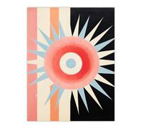 Artery8 Unframed Wall Art Aquarius Supernova Universe Sun Abstract Minimalist - 12X16 Inch