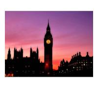 Artery8 Unframed Wall Art Big Ben Clock London - 12X16 Inch