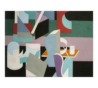 Artery8 Unframed Wall Art Bruce Painting Cubism - 12X16 Inch