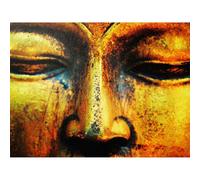 Artery8 Unframed Wall Art Buddha Statue Head Face - 12X16 Inch