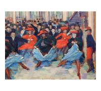 Artery8 Gerhardi Dance Viii Can-Can Dancers Bullier Painting Unframed Wall Art Print Poster Home Decor Premium