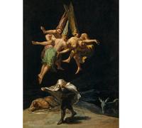 Artery8 Unframed Wall Art Goya The Witches' Flight - 12X16 Inch