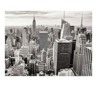 Artery8 Unframed Wall Art Jilden Rockefeller Center New York Cityscape Black And White Photo - 12X16 Inch
