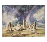 Artery8 Unframed Wall Art John Constable Stonehenge - 12X16 Inch