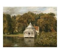 Artery8 Unframed Wall Art John Constable The Quarters Behind Alresford Hall - 12X16 Inch