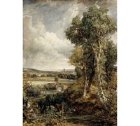 Artery8 Unframed Wall Art John Constable The Vale Of Dedham - 12X16 Inch