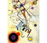 Artery8 Unframed Wall Art Kandinsky Composition Viii - 12X16 Inch