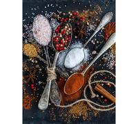 Artery8 Unframed Wall Art Spoons Spice Seasoning Cooking - 12X16 Inch