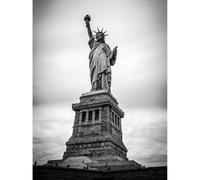 Artery8 Statue Liberty New York Black White Unframed Wall Art Print Poster Home Decor Premium