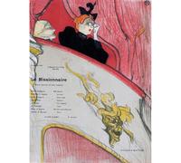 Artery8 Unframed Wall Art Toulouse-Lautrec Theatre Program La Missionaire Paris - 12X16 Inch