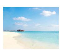 Artery8 Unframed Wall Art Tropical Beach Caribbean Seaside - 12X16 Inch
